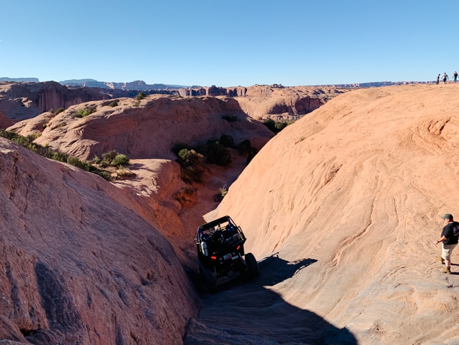 Hells Revenge 4x4 tour is a fun thing to do in Moab with kids