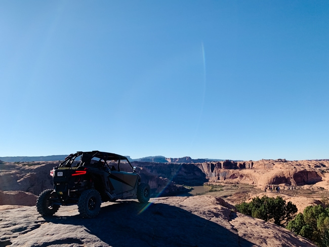 Viewpoint at Hell's Revenge in Moab