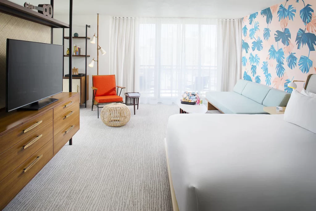 Hotel room at the Laylow