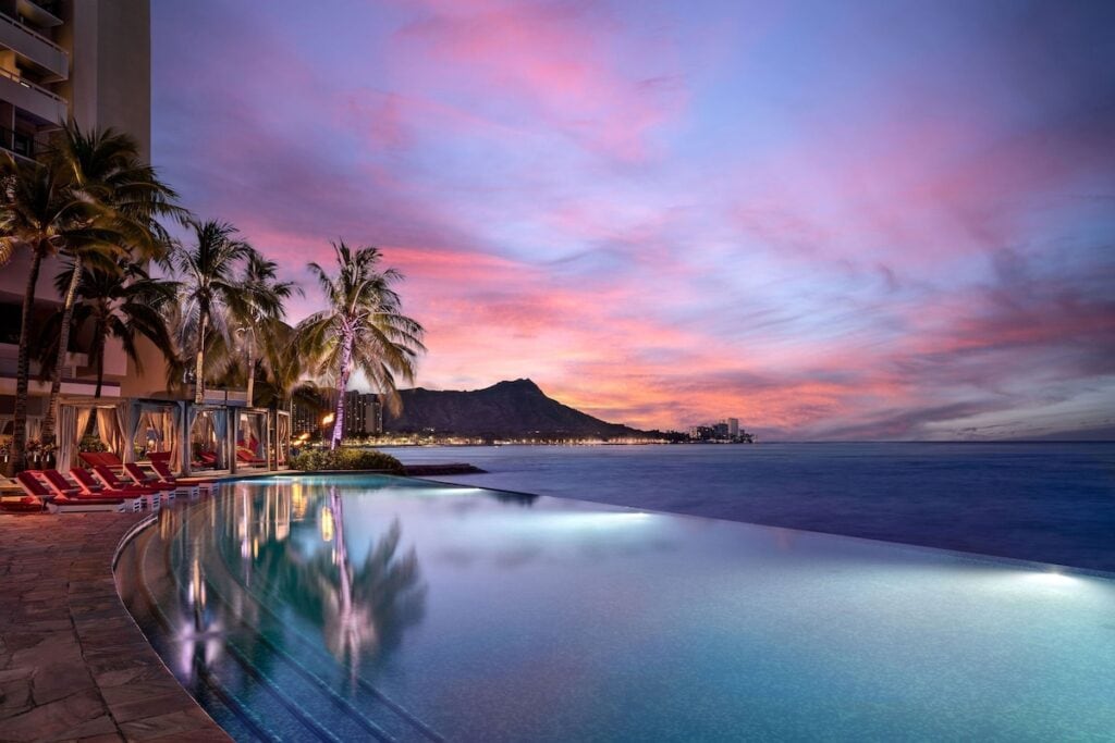 Infinity pool at the Sheraton Waikiki