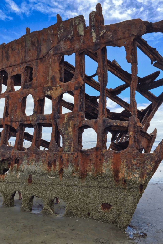 Shipwreck in Fort Stevens State Park