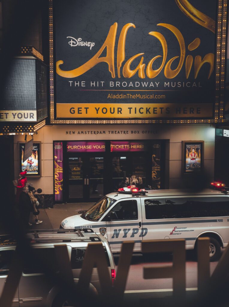 Aladdin is a show in NYC that kids will enjoy