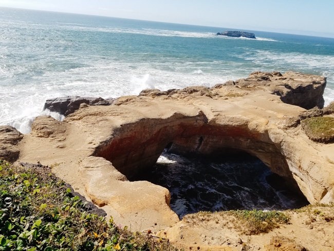 Devils Punchbowl on the Oregon Coast