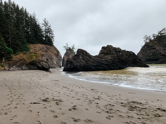 Secret Beach on the Oregon Coast