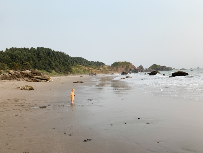 Beach on the Oregon Coast