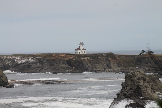 Lighthouse in the State Parks near Coos Bay