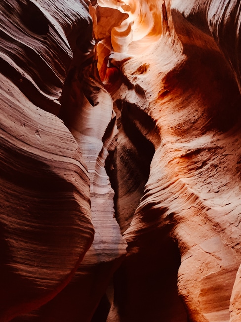 Antelope Canyon X sandstone walls