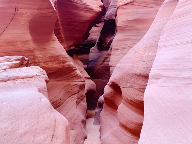 Slot canyon in Northern Arizona
