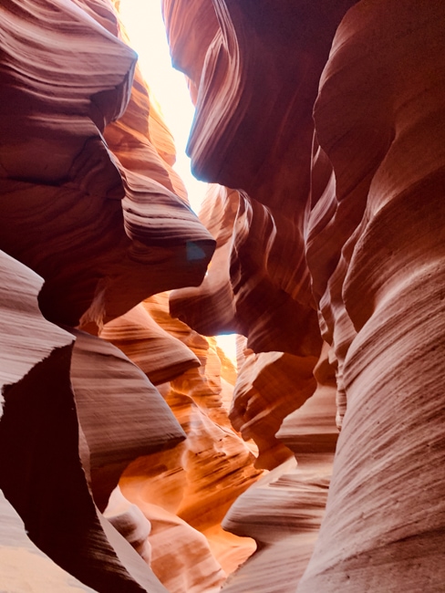 Lower Antelope Canyon in Page, Arizona