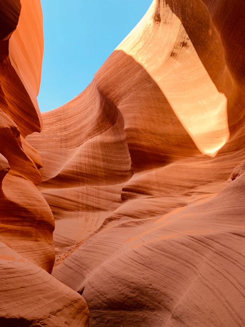 Slot canyon wall