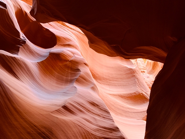 Walls in Antelope Canyon