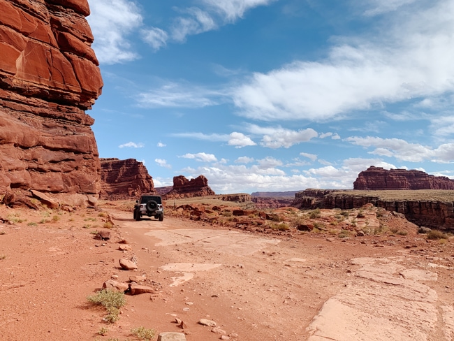 4x4 road in Moab, Utah