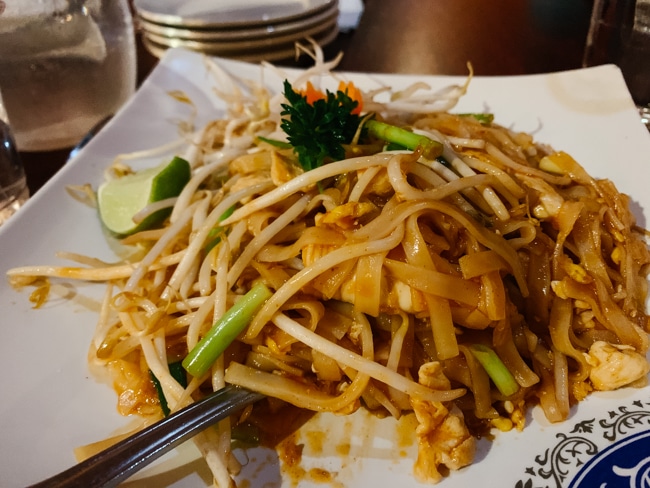 Food from Thai Bella in Moab