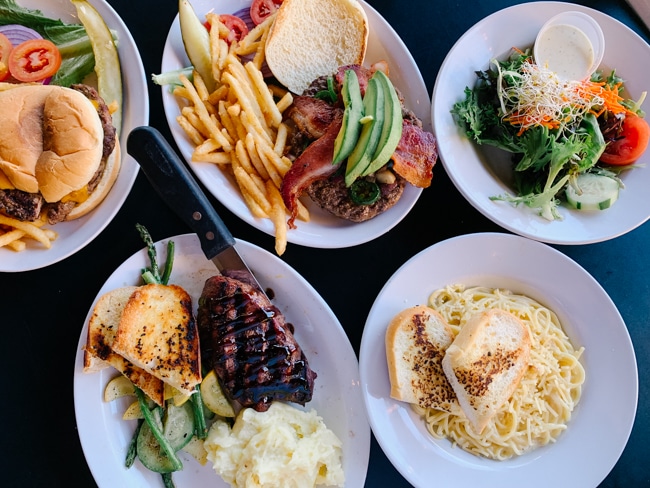 Food from Gloria's Cafe in Moab