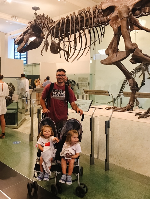 Kids in a museum in NYC