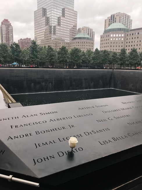 Visiting the 9/11 Memorial is one of the best things to do in NYC with kids