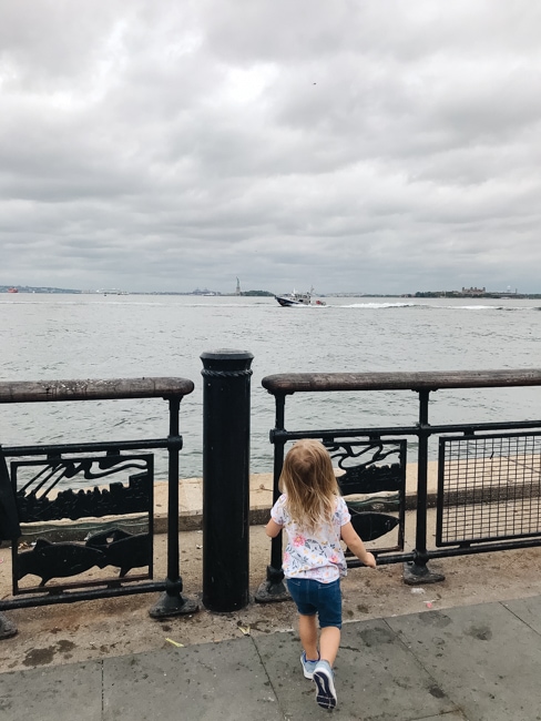 Kids will have fun playing at Battery Park in New York City
