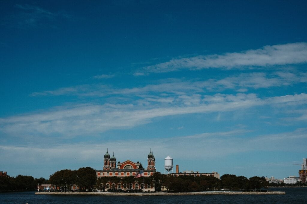 Ellis Island near New York City