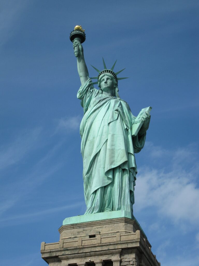 Visiting the Statue of Liberty is one of the fun things to do in NYC with kids