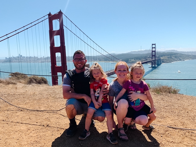 Photo of the Golden Gate Bridge from Battery Spencer
