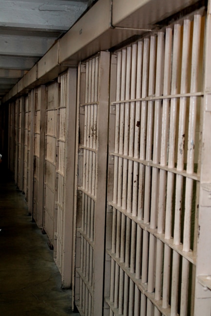 Cells at Alcatraz in San Francisco