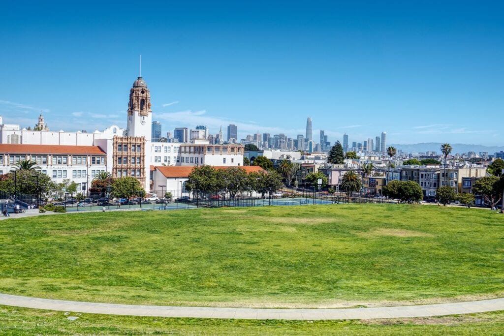 Mission Dolores Park in San Francisco