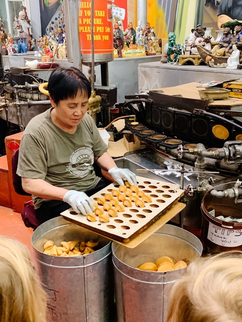 Fortune Cookie Factory in Chinatown