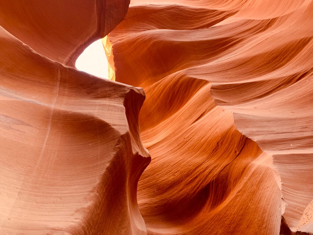 Walls in Antelope Canyon