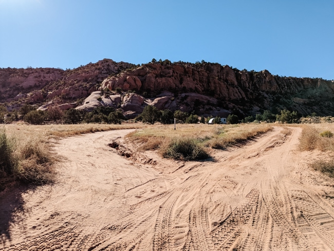 Dirt road in Utah