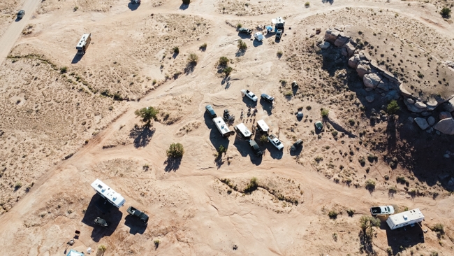 Dispersed camping near Moab