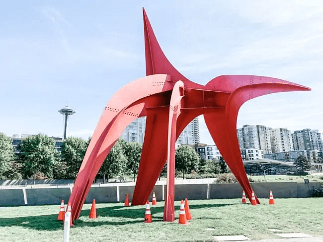 Olympic Sculpture Park has lots of fun things to do in Seattle with kids