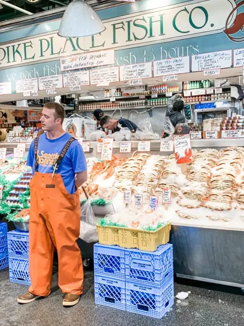 Pike Place Fish Co in Seattle, Washington