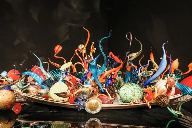The Chihuly Glass Museum is one of the fun things to do in Seattle with kids