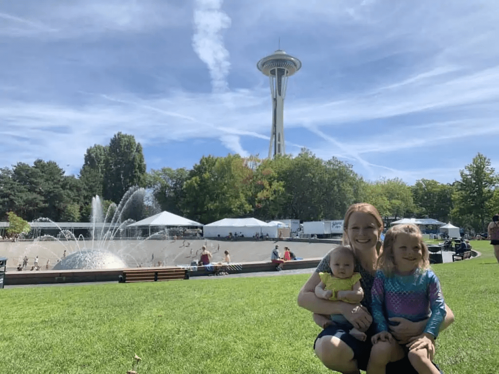 The fountain is one of the fun things to do in Seattle with kids