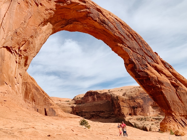 Corona Arch in Moab