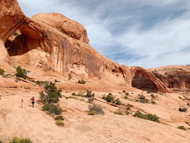 Corona Arch is one of the dog-friendly Moab hiking trails