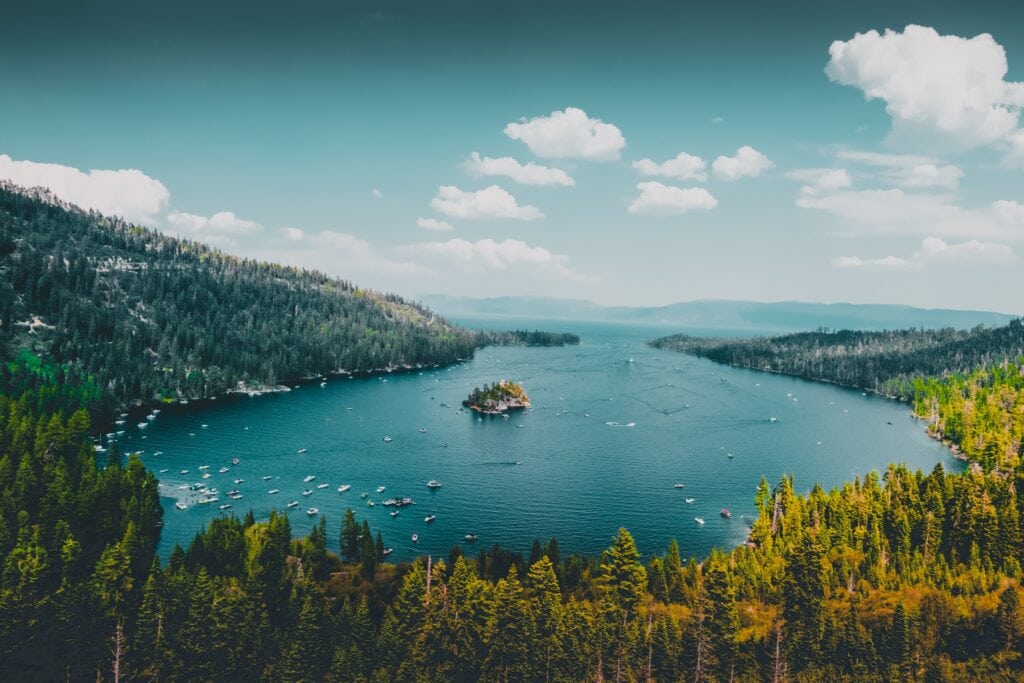 Lake Tahoe in California