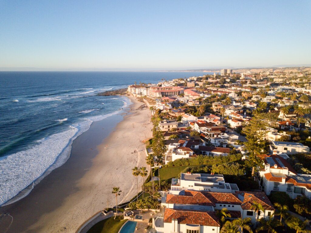 A road trip from Seattle to San Diego will take you through La Jolla, CA