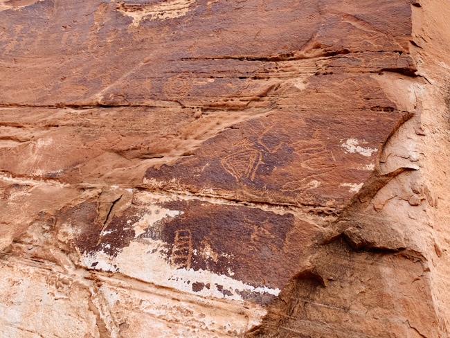 Kids will have fun seeing the petroglyphs in Moab