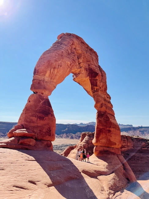 Delicate Arch in Arches National Park in Southern Utah