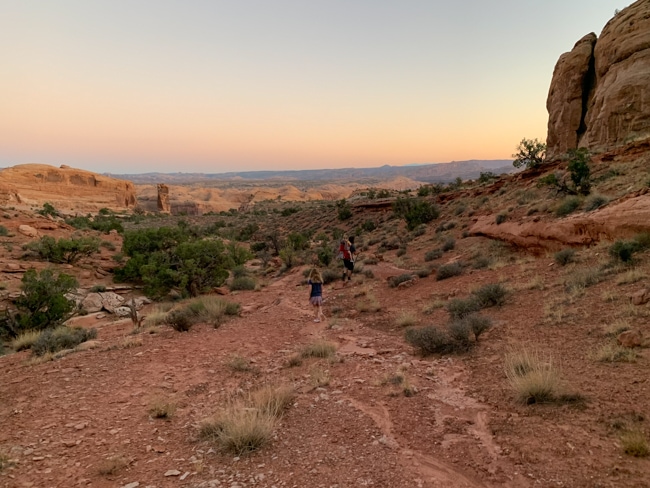 Hiking in Moab, Utah