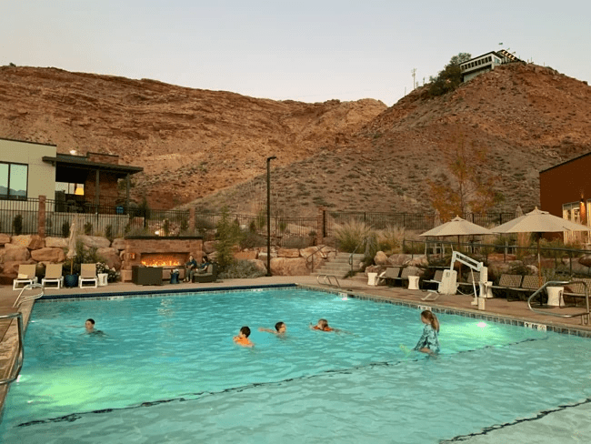 Swimming pool at the Hyatt Place Moab