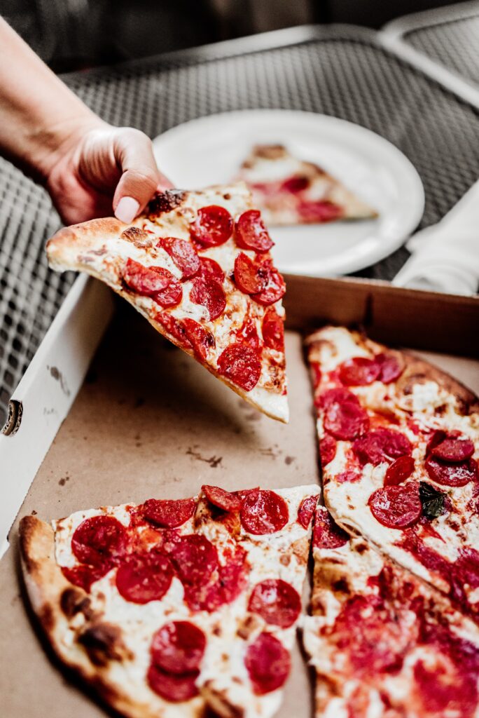 Pizza from the Moab Food Truck Park