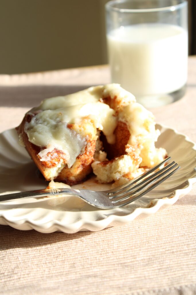 Cinnamon roll from Red Rock Bakery and Cafe