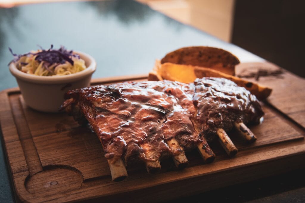 Ribs from a Moab restaurant
