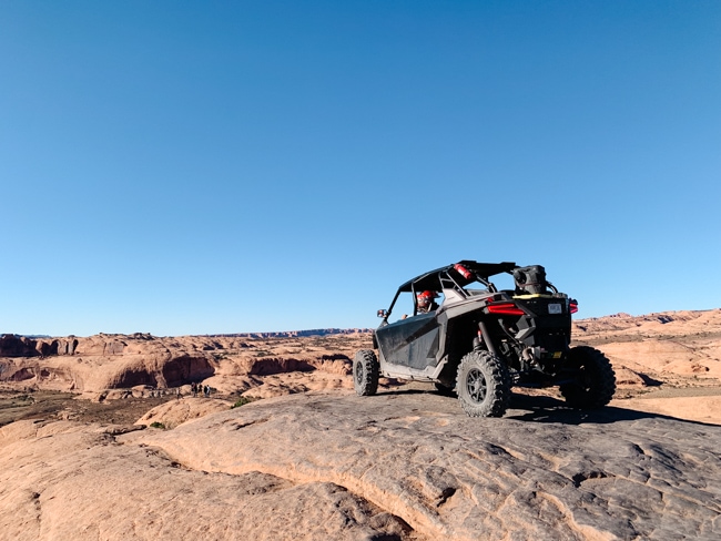 Rzr driving is a popular thing to do after driving from Salt Lake City to Arches National Park