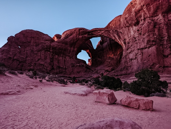 Double Arch in Arches National Park