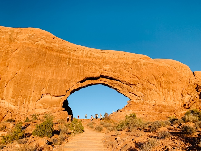 The North Window in Arches National Park