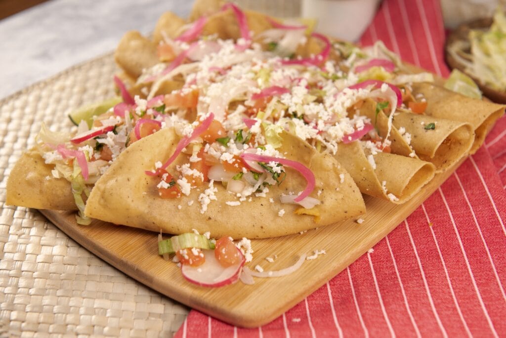 Tacos on a plate