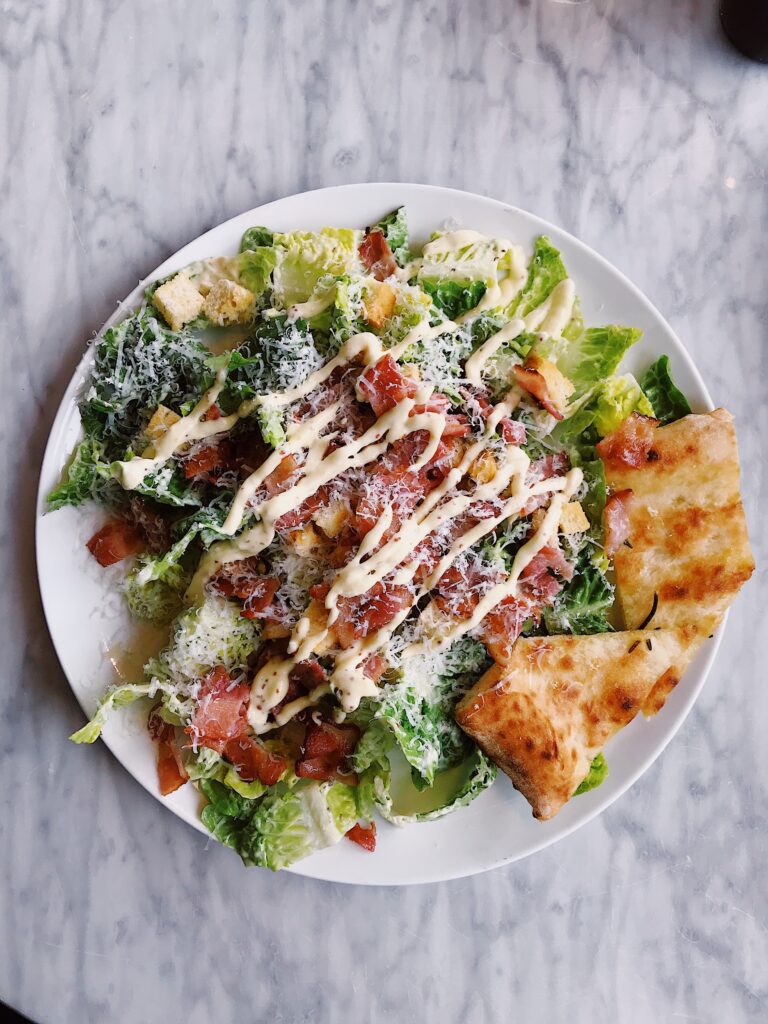 Salads are served at many of the South Lake Tahoe restaurants